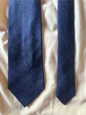 Navy Charvet Tie - see photos for flaws